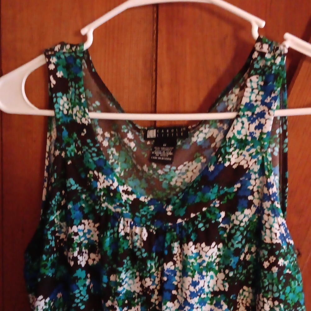 Carol Little top, green, size medium